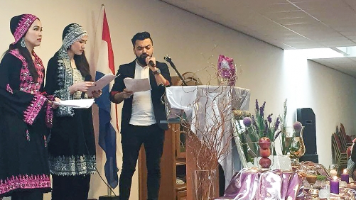 گزارش تصويری از مراسم جشن نوروز در مركز فرهنگی فيض محمد كاتب- هالند
