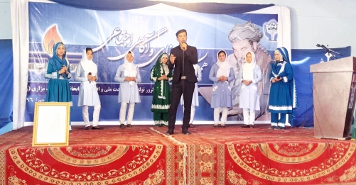 گزارش مختصر: تجلیل از هفتادمین سالروز تولد شهید وحدت ملی و افتتاح کتابخانه عامه شهید مزاری (ره) در کابل گزارش مختصر: تجلیل از هفتادمین سالروز تولد شهید وحدت ملی و افتتاح کتابخانه عامه شهید مزاری (ره) در کابل