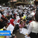 اعتراض پناهجویان افغانستانی در اندونزی